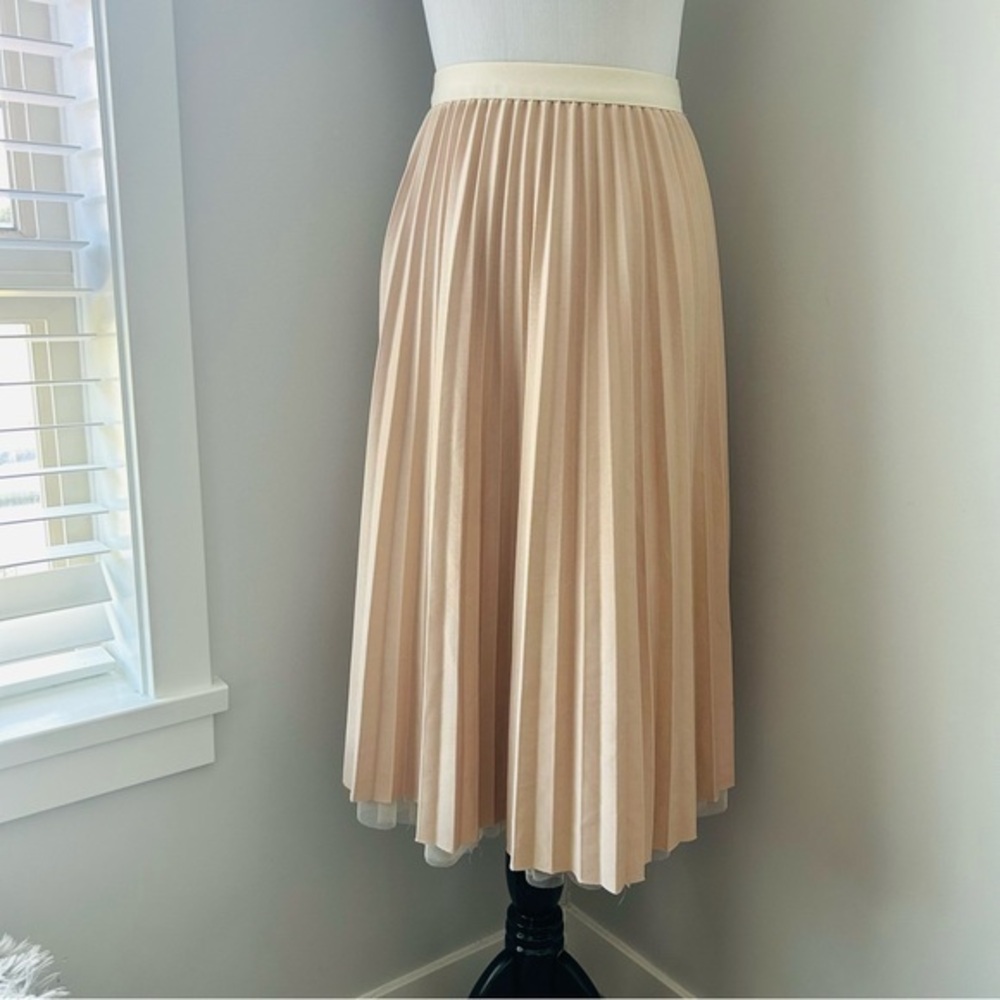 Yedina Pleated Midi Skirt